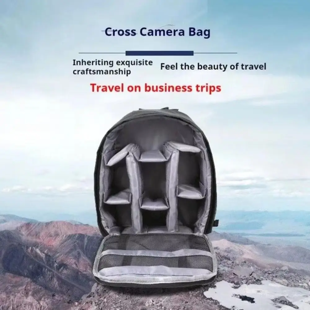 

Multi-functional Camera Bag Waterproof Padded Dividers Digital DSLR Camera Durable Protective Box Camera Lens Pouch Outdoor