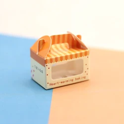 3Pcs 1:12 Dollhouse Miniature Empty Dessert Box Cake Packing Box For Doll House Scene Decor Kids Pretend Play Toys