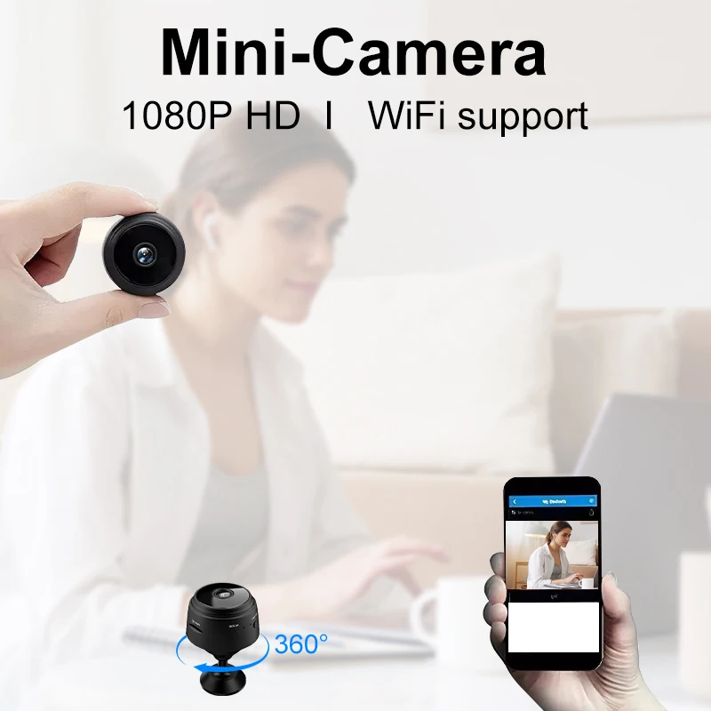 A9 Mini Camera 1080p HD Wireless Security Protection Remote Monitor Micro Camcorders Video Surveillance WiFi Cameras Smart Home