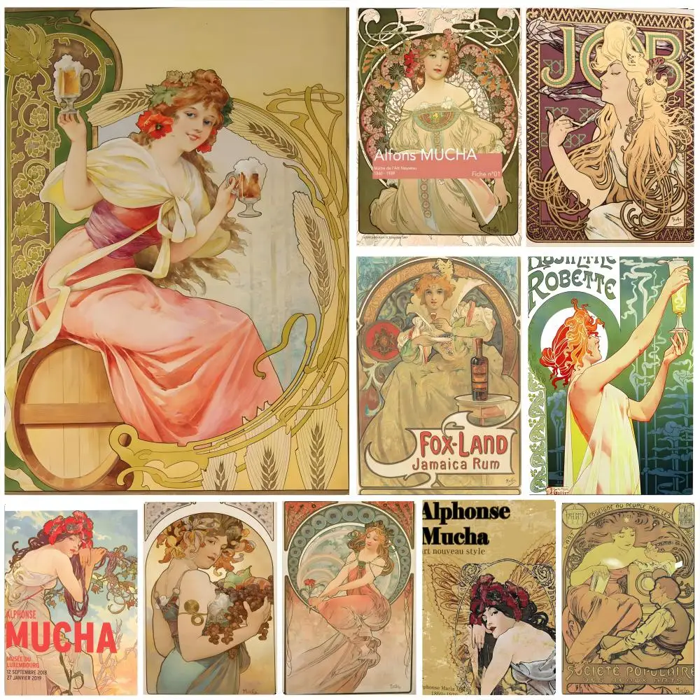 Poster Bedroom Home Decor Art Poster Perfect Gift for Family and Friends M-MuchaS