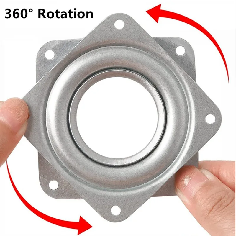 게으른 수잔 턴테이블 스틸 볼 베어링 스탠드, 회전 플레이트 회전 트레이, 가구 의자 디스플레이, 요리 탁상, 6 인치