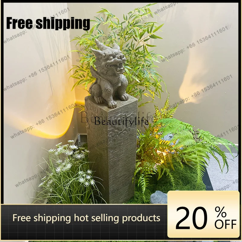 JJ Simulated bamboo potted corner decoration
