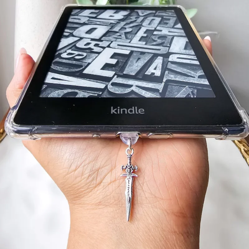 Dagger Fantasy Reader Ereader Kindle | Phone Charms Dust Plugs Sweet and Spicy Reader Gifts Accessories TOG ACOTAR SJM