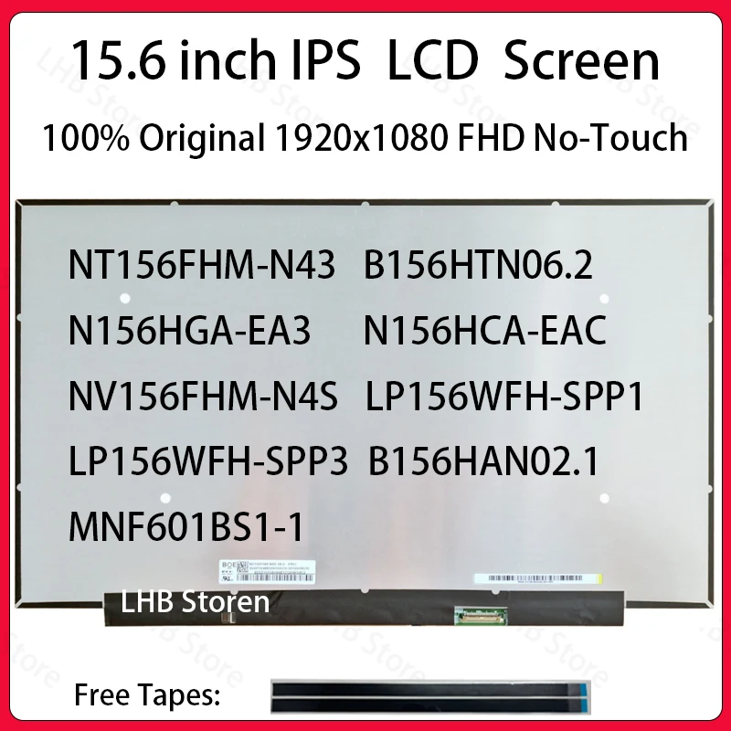 Pantalla LCD de 15.6 Pulgadas para Lenovo V15 G2-ITL ALC IJL V15 G3 ABA IAP V15 G4 ABP AMN IAH IAN IRU V15 G5 IRL V15 G6 ITN