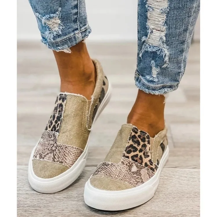 Autumn Women Flat Shoes PU Canvas Gladiator Shoes Women Luxury Designers Wedge Ladies Casual Beach Office Party Sneakers