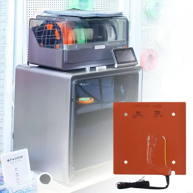 

Precisions Silicone Heating Pad For S1C Printer High Temperatures Resistant Thermals Stable Heated Bed Accessory K1KF