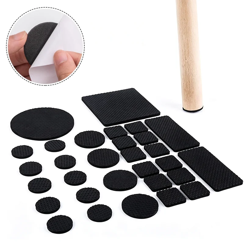 Furniture Foot Pad - Stuhlbein-Schutzpolster Möbelbein-Schutz Anti-Rutsch Kratzfeste DIY-Bodenschutzpolster für