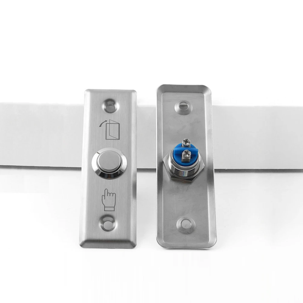 Exquisite  Exit Button Push Switch Door Stainless Steel Release Buttons Electronic Access Control Gate Lock for Home Protection