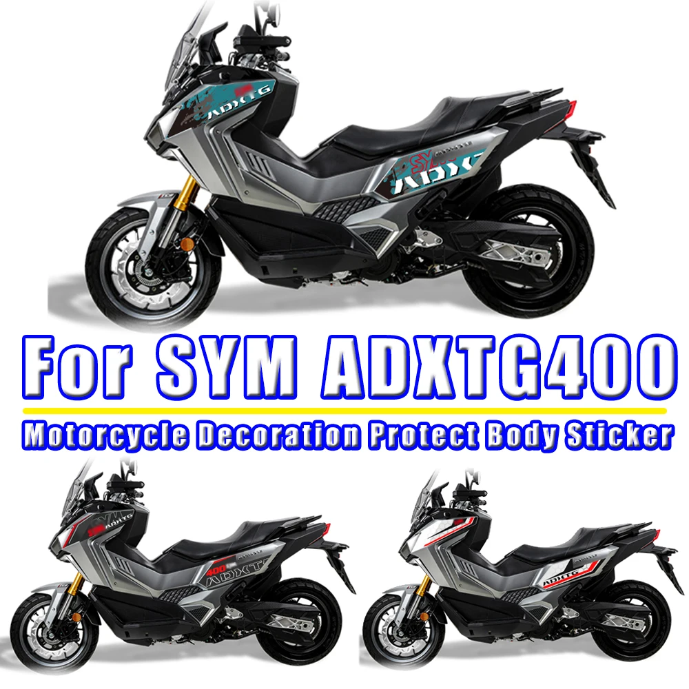 For SYM ADXTG400 ADX TG 400 ADX-TG 400 Motorcycle Decoration Protect Body Sticker Waterproof Sticker Decal