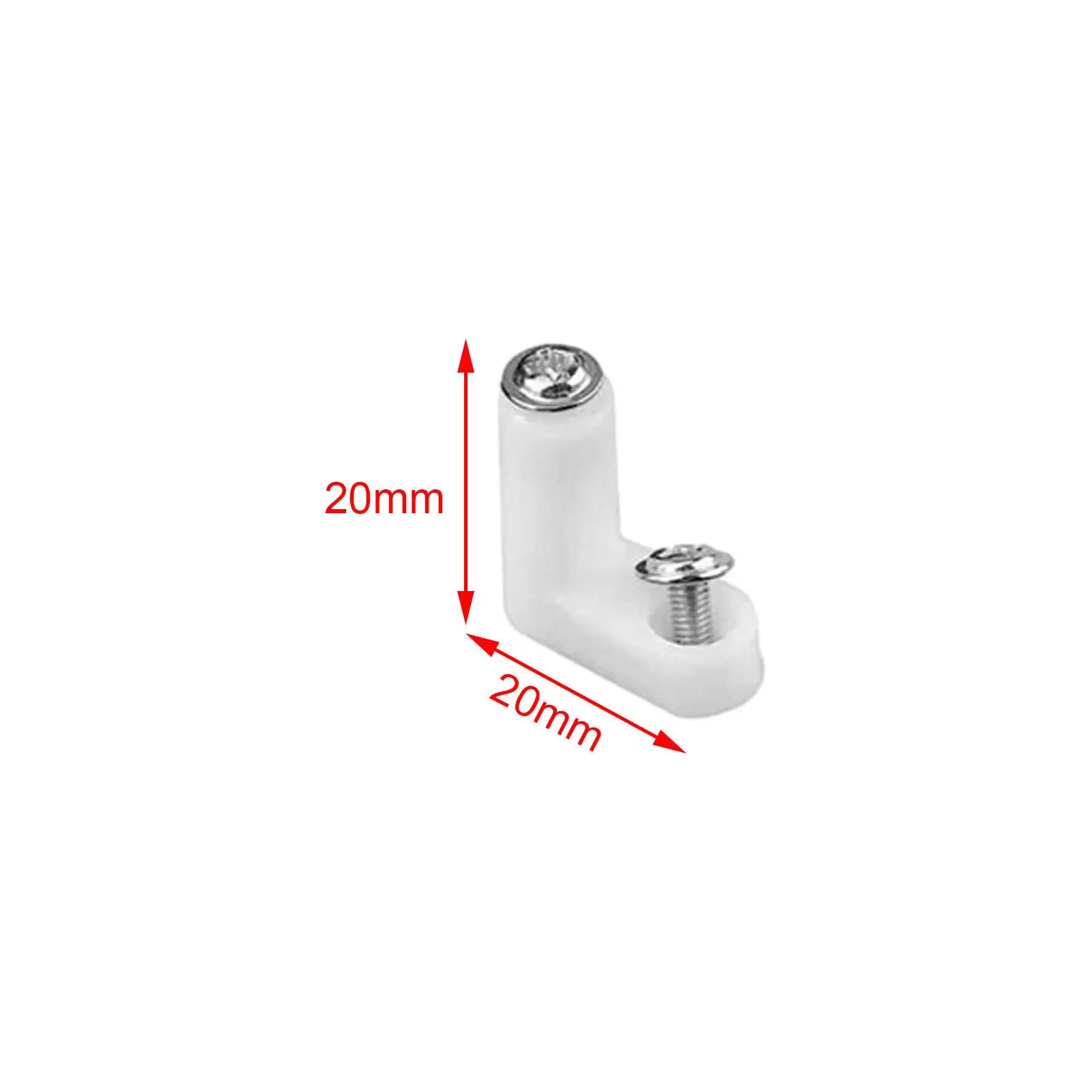 PCB Standoffs, PCB Mounting Feet, Compact Power Supply, Durable L Type PCB Mounting Feet for PCB, Game Consoles,