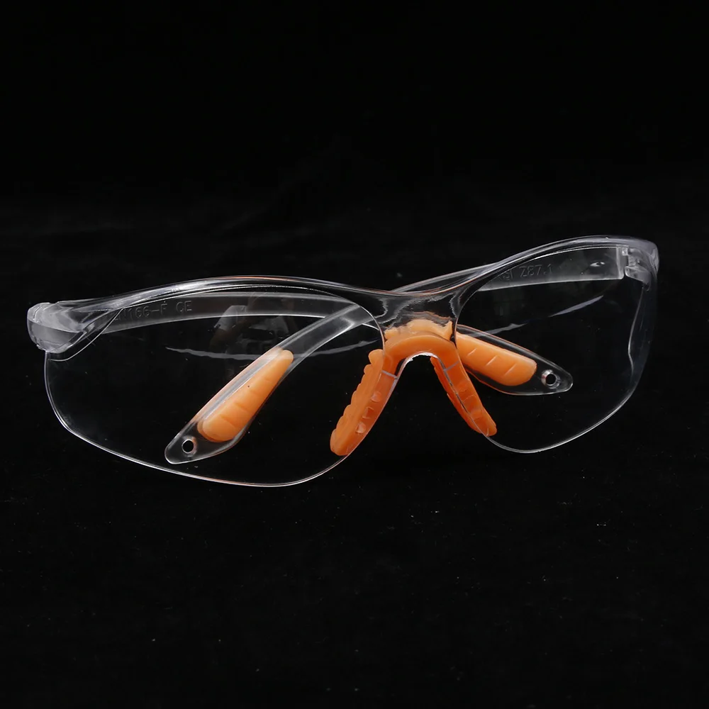 1Pair Clear Safety Glasses Protective Eyewear for Men Women Scratch & Impact Resistant Eye Protection for Work, Lab