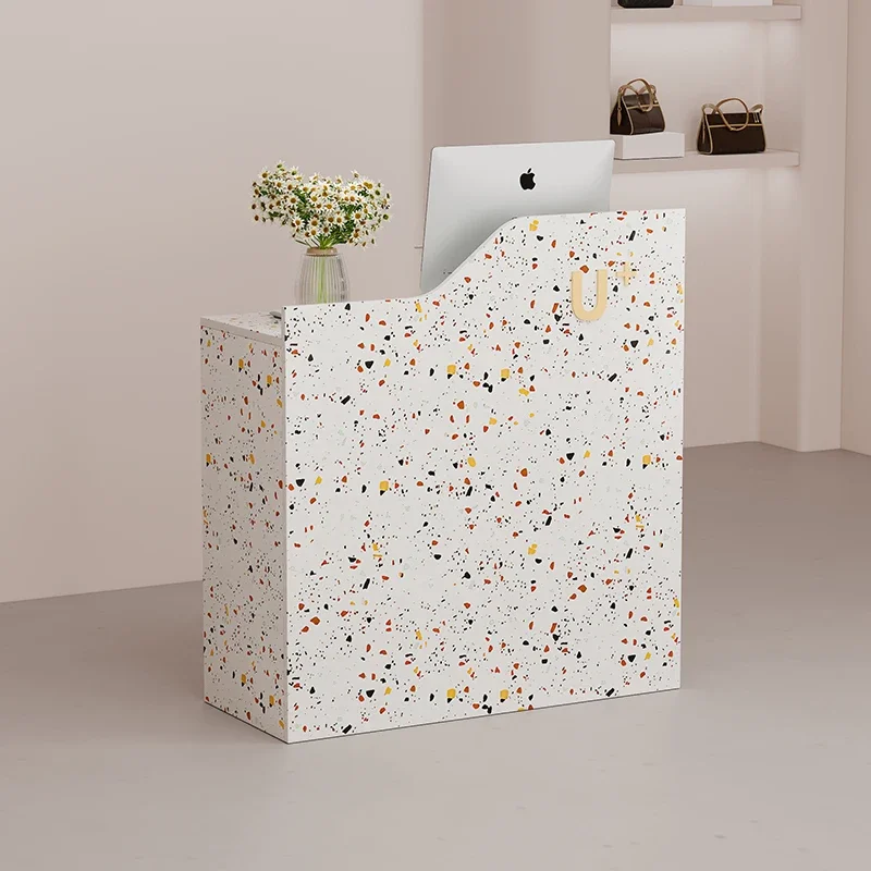 

Modern Simple Reception Desks Cashier Luxury Beauty Salon Small Reception Counter Clinic Escritorio De Recepcion Furniture