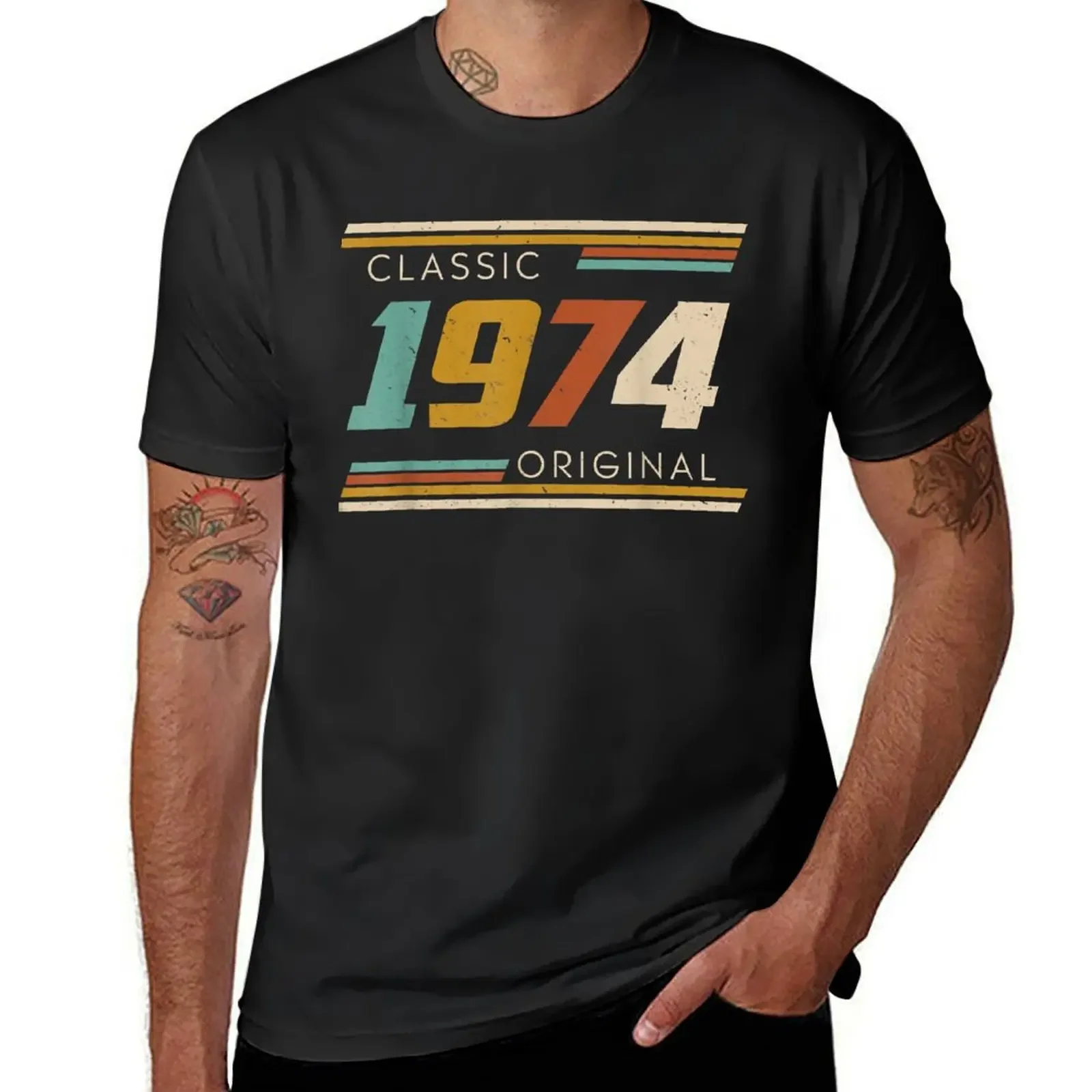 

Classic 1974 Original T-Shirt custom shirt cute tops shirts graphic big and tall t shirts for men