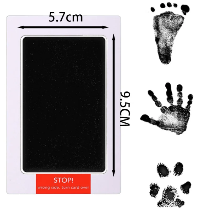 الوليد الطفل DIY اليد وبصمة عدة منصات الحبر إطار الصورة بصمة الحيوانات الأليفة تذكارية التنظيف الآمن القط والكلب بصمة الوسادة
