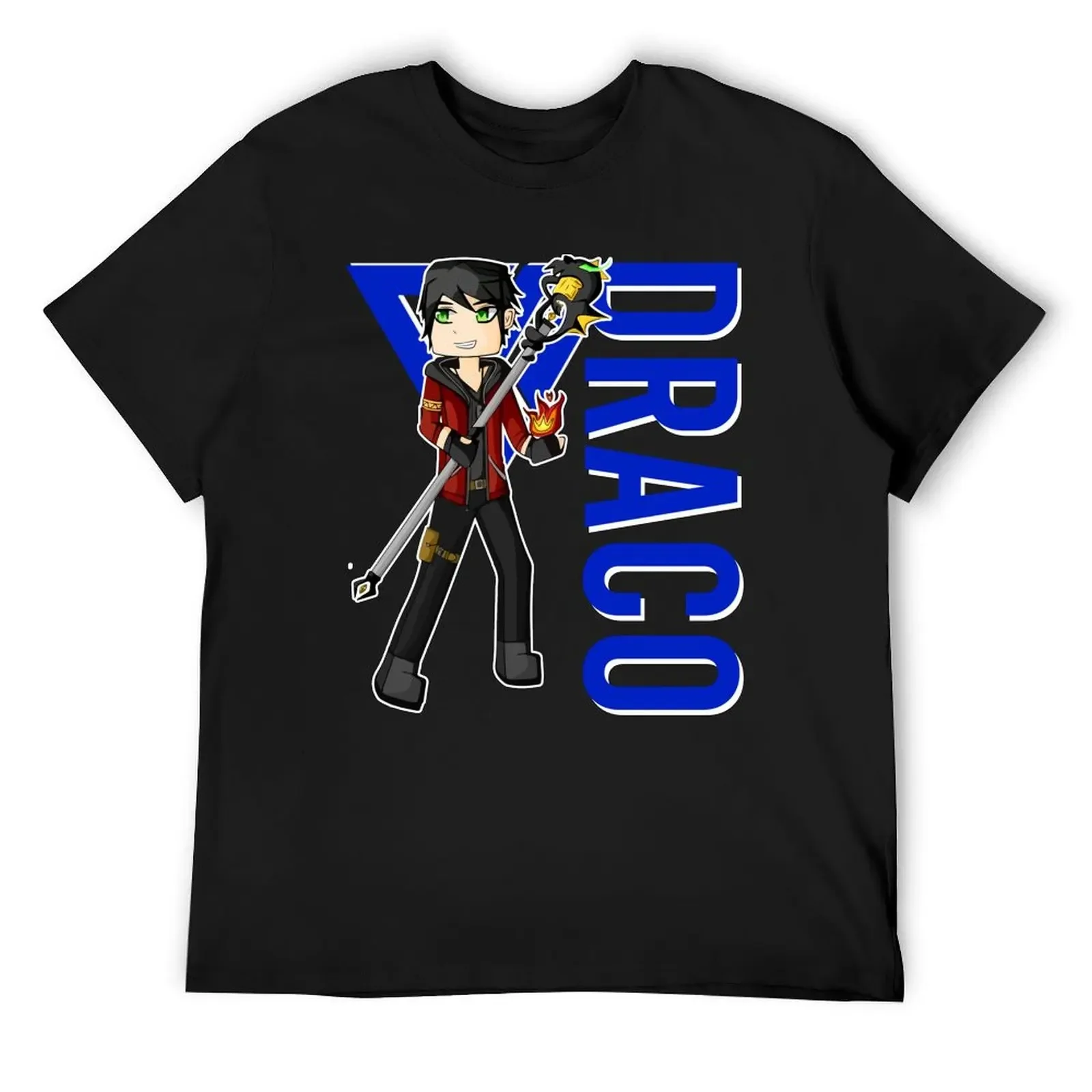 Draco Itsfunneh Funneh Krew Dog gamer fan art 2022 T-Shirt hippie clothes oversized t shirt Short sleeve tee sweat shirts, men