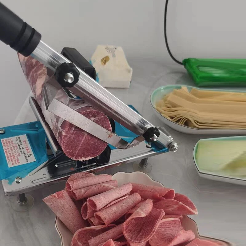 

Кухонные инструменты, машина для нарезки мяса, сплав + нержавеющая сталь, бытовая ручная толщина, регулируемая нарезка для мяса и овощей, гаджет