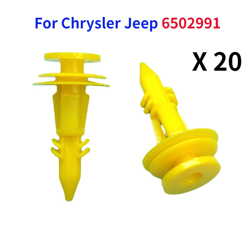 20x Car Tail Door Panel Clip Fastener Retainer Rivets For WJ Jeep Grand Cherokee Chrysler Mini Vans Cirrus Dodge Stratus 6502991