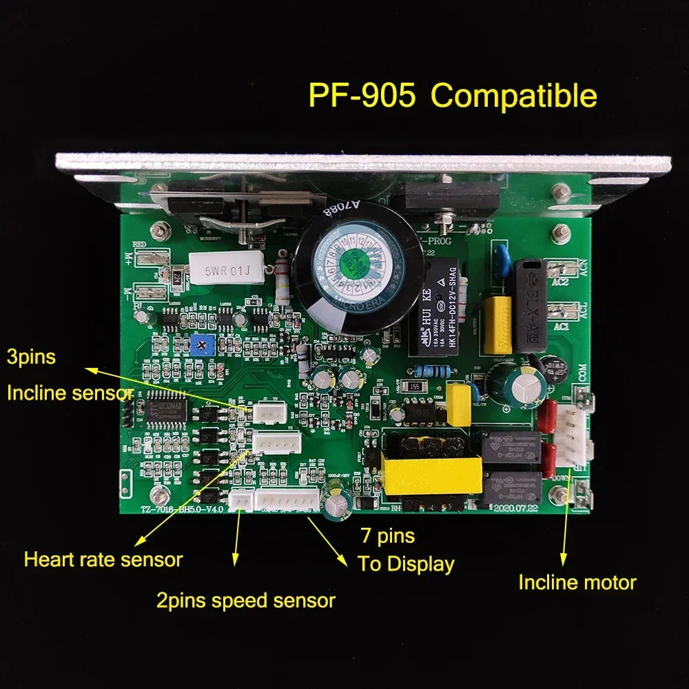 Replacement Tunturi T30 Treadmill Control board Treadmill Controller PF-905 Driver Board Power Supply Board