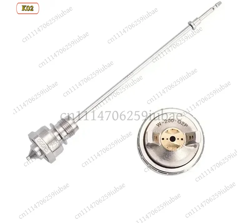 BK HVLP Manual Spray Gun Nozzle Needle Air Cap Kit 1.2/1.5/1.8/2.0/2.5mm for W-200 W200 Paint Sprayer Parts