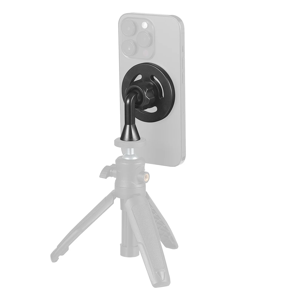 Magnetic Phone Tripod Mount Adapter with 1/4\