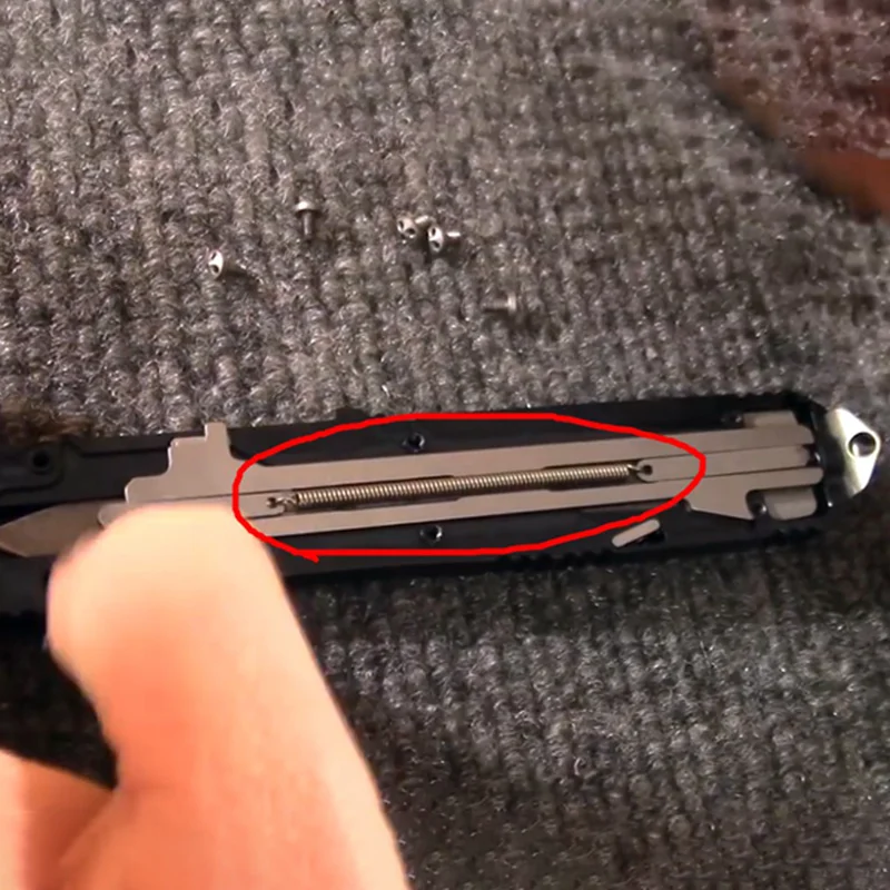15 pz 3 dimensioni coltello molle di tensione accessori interruttore per Microtech UT Ultratech coltelli OTF UTX70 UTX85 dilier Delta Troodon DIY