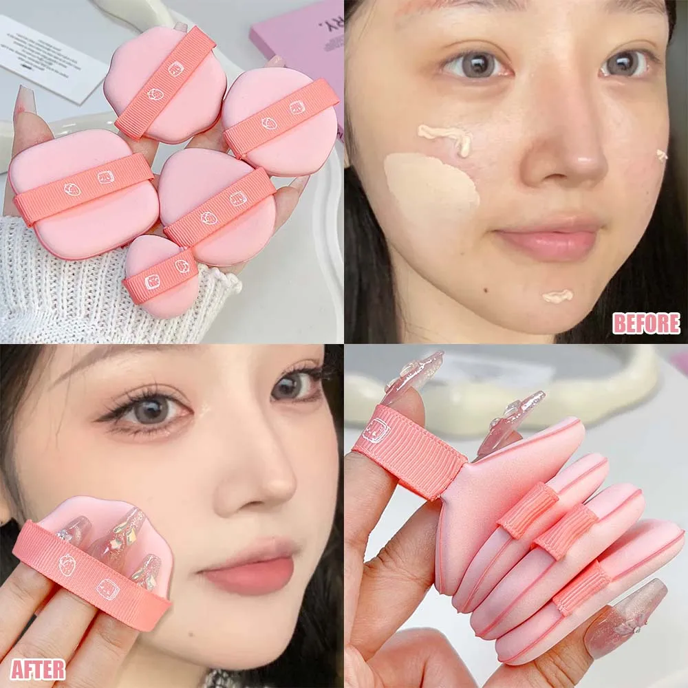 Harvey Cosmetic Puff for Women, Soft Dry and Backing, Makeup Sponge, Beauty Air Cushion, Details, Accessrespiration Tools, 10Pcs