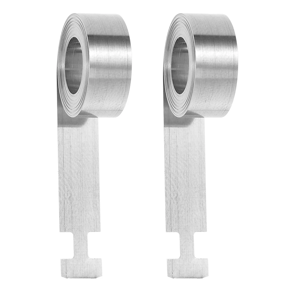 2Pcs Clockwork Spring for Lamp Accessories Repair DIY Winding Mechanism Components Smooth Operation Long-Lasting Ribbon Spring