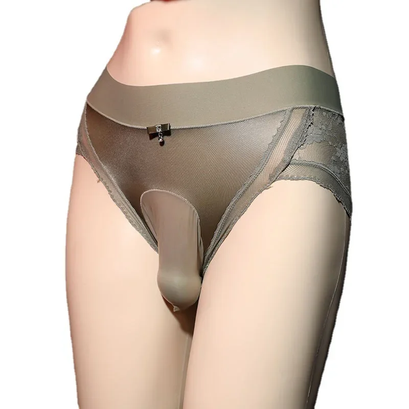 خاتم بألوان الحلوى للرجال ، سراويل داخلية لامعة منتفخة ، ملخصات مخنثة للمثليين ، كيس محدب ، زيت ، مقاس كبير ، ملابس داخلية مثيرة