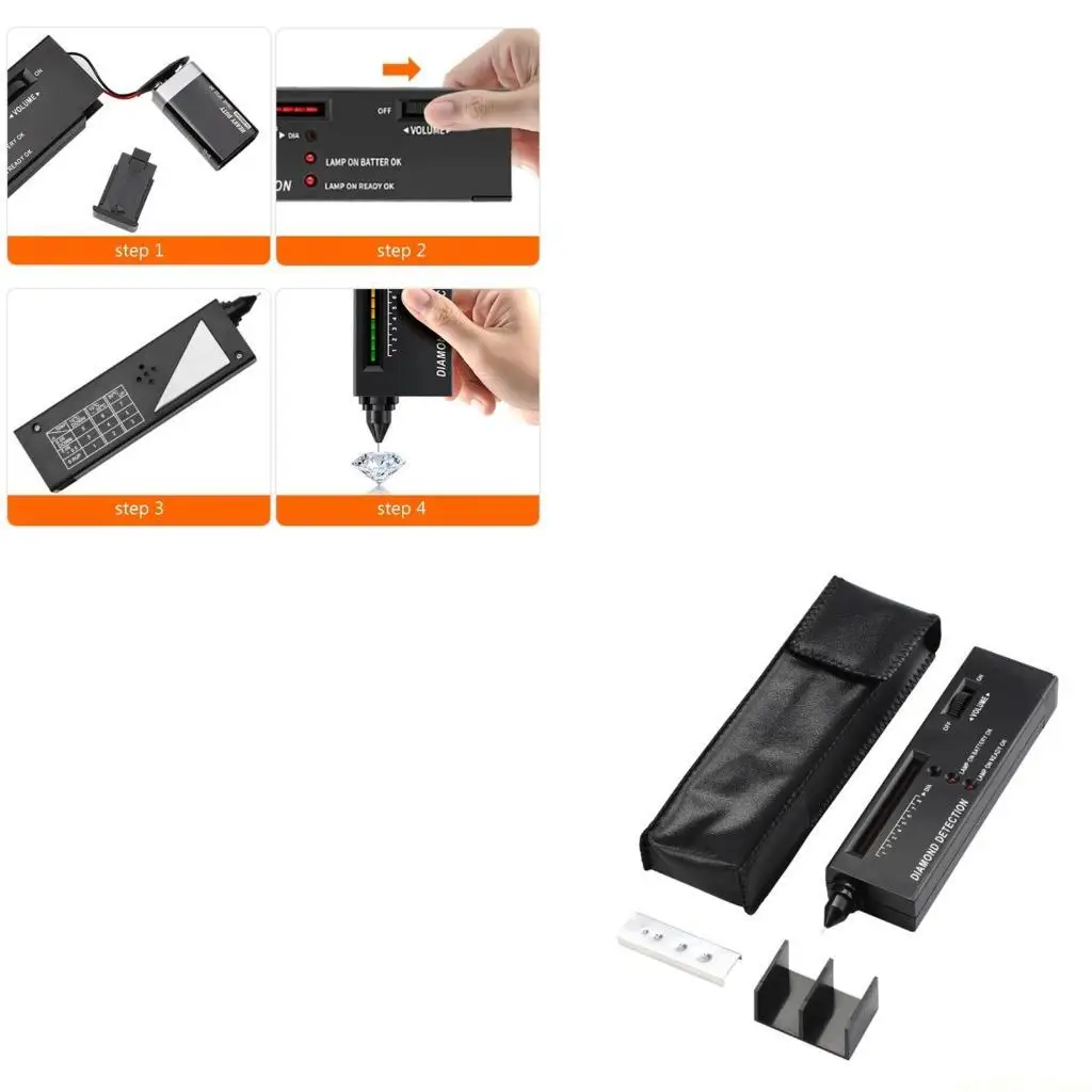 

D46E Diamonds Discriminator Pen ABS Texture Suitable for Novice and Expert Jewelers