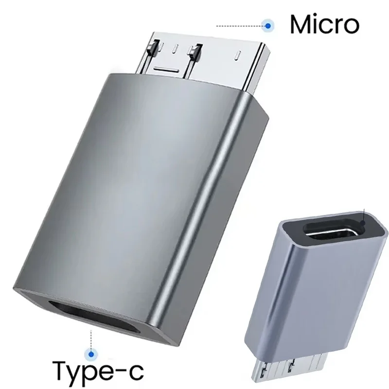 Micro B USB C Male To Micro B To Type C C Female To Micro B For Desktop Travel Repair And Storage Converter For External Hard