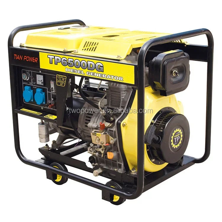 TIAN POWER OEM 7KW Portable Diesel Generator 220V