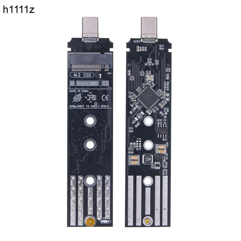 Adaptador SSD M.2 a USB 3,1 Gen2 10G NVME, adaptador USB M2 NVME/SATA a tipo C SSD M.2 NVME/SATA A Adaptador tipo C RTL9210B