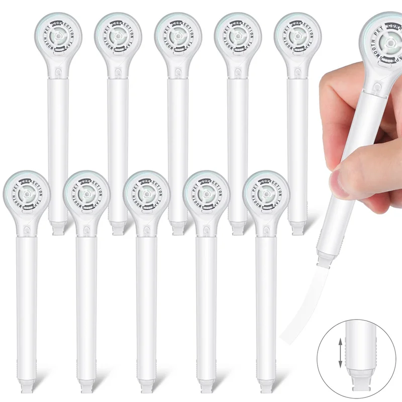 قلم تصحيح أبيض ، شريط تصحيح أبيض ، لوازم مكتبية ، أدوات تصحيح الأخطاء ، 10