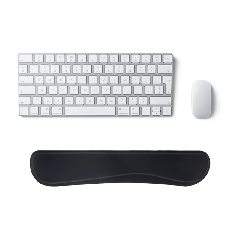 Keyboard Pad Wrist Rest Pad Mouse Mat Wrist Support Mouse Pad Durable Easy Typing Non-Slip Pain Relief Memory Foam