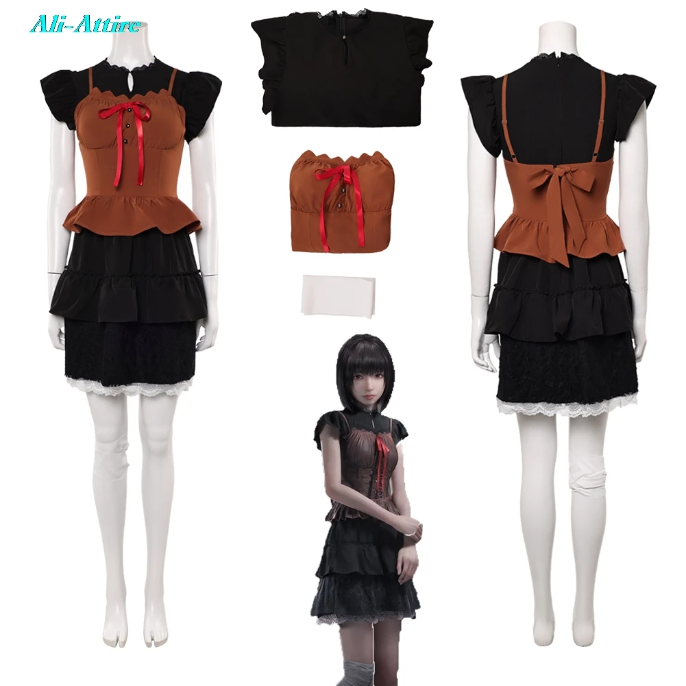 

Zero Red Butterfly Cosplay Orchid Top Dress Cloth Women Party Disguise Roleplay Female Outfits Suit Halloween Costume Carnival