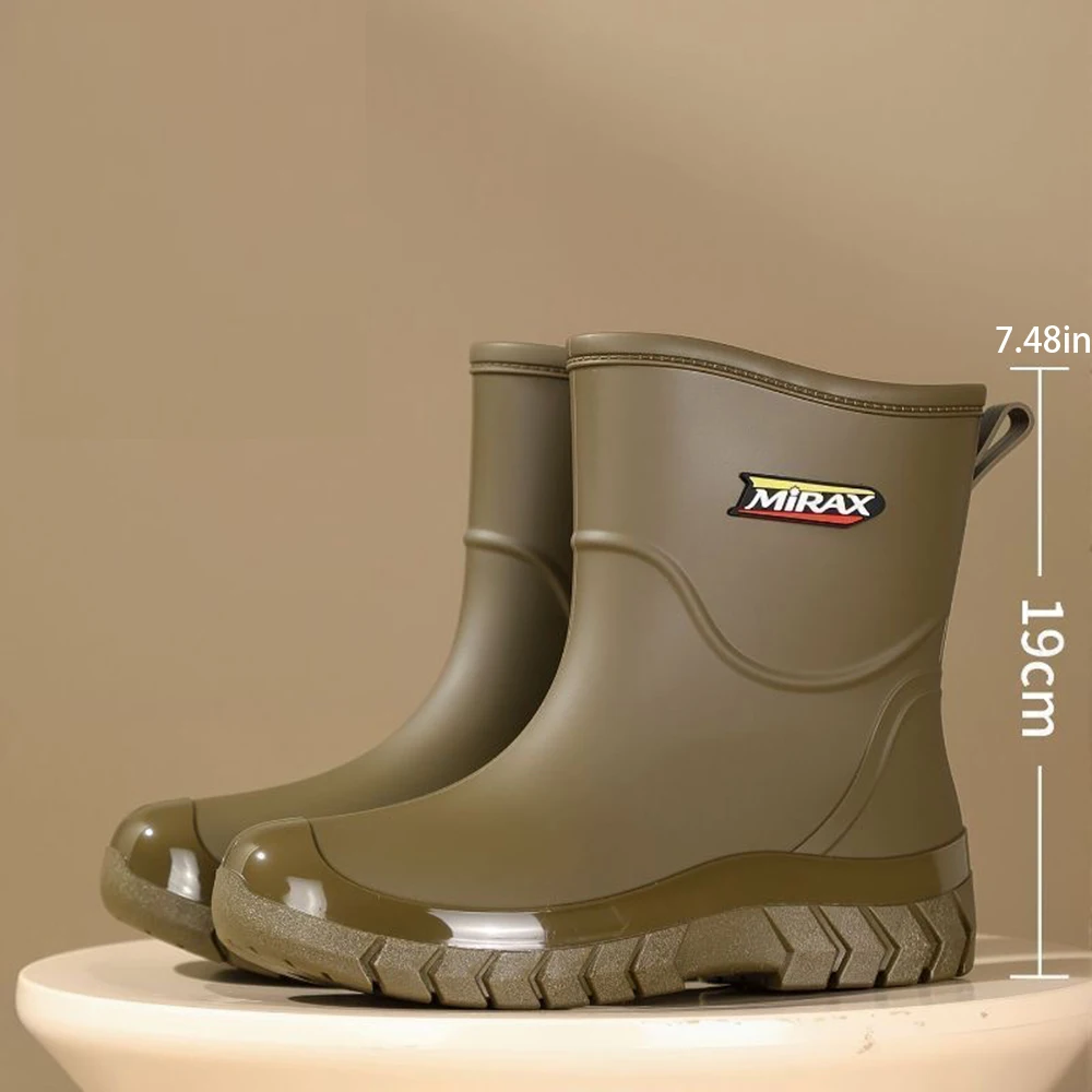 Modische, leichte, wasserdichte und rutschfeste Damen-Regenschuhe für Outdoor-Aktivitäten – Detail 2
