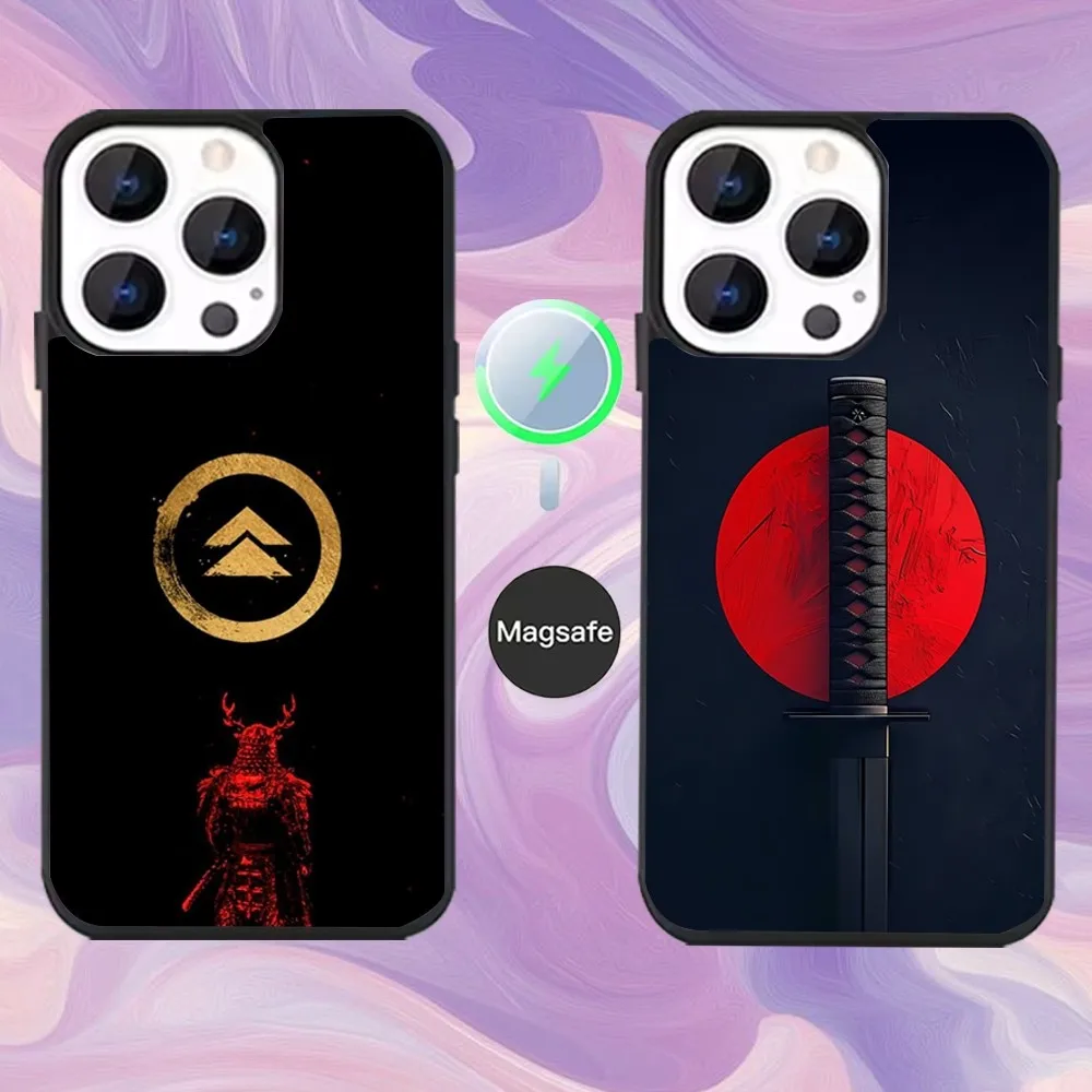 

Ghost Of T-Tsushima Phone Case For iPhone 16,15,14,13,12,11,Pro,Max,Plus,Mini,Magsafe,Magnetic Wireless Charging Case