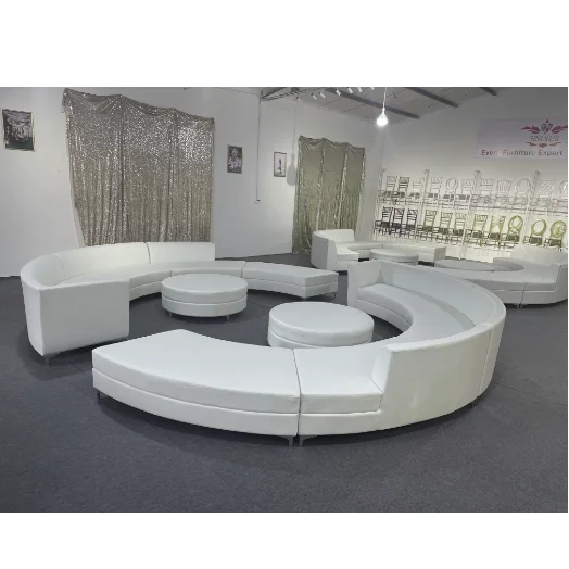 Customizable Circle Circular Couch round sofa white wedding sofa commercial sofa furniture