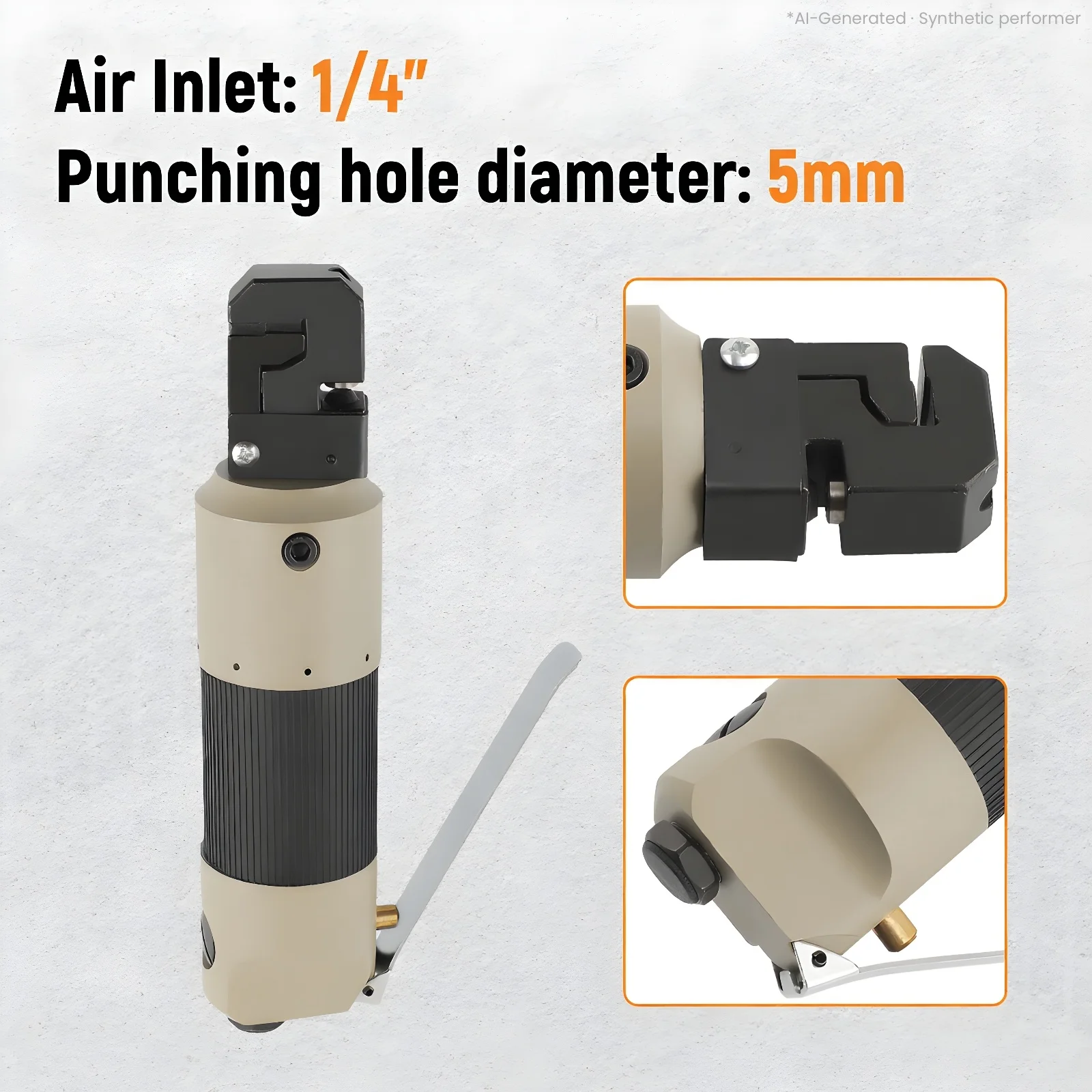 Pneumatische Stanzmaschine Luftplatten-Stanzwerkzeug-Set 1/4 Zoll Luftanschluss – Detail 3