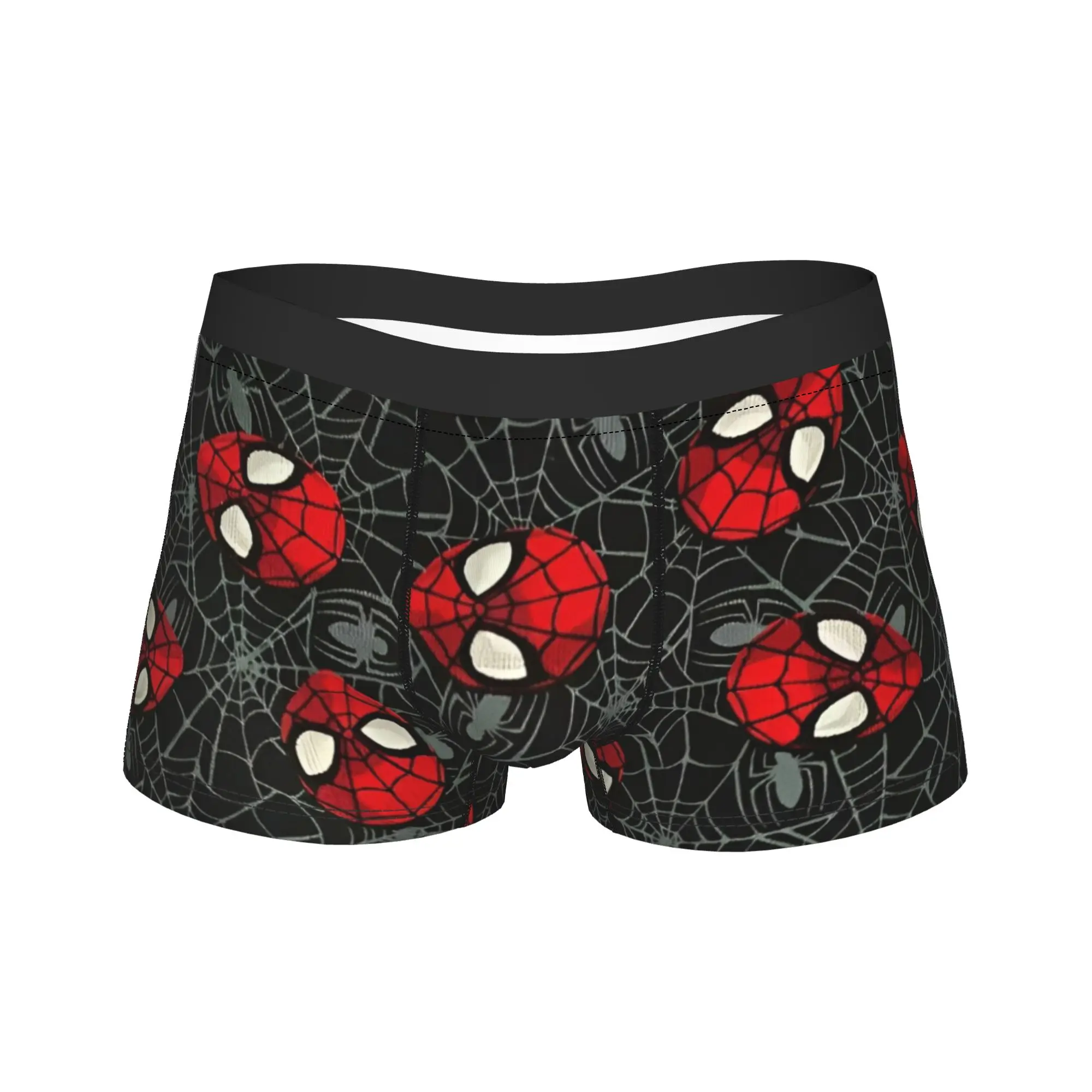 

Fashion Boxer Spider-Man Spiderman Hero Shorts Panties Briefs Men Underwear Breathable Underpants for Homme Plus Size