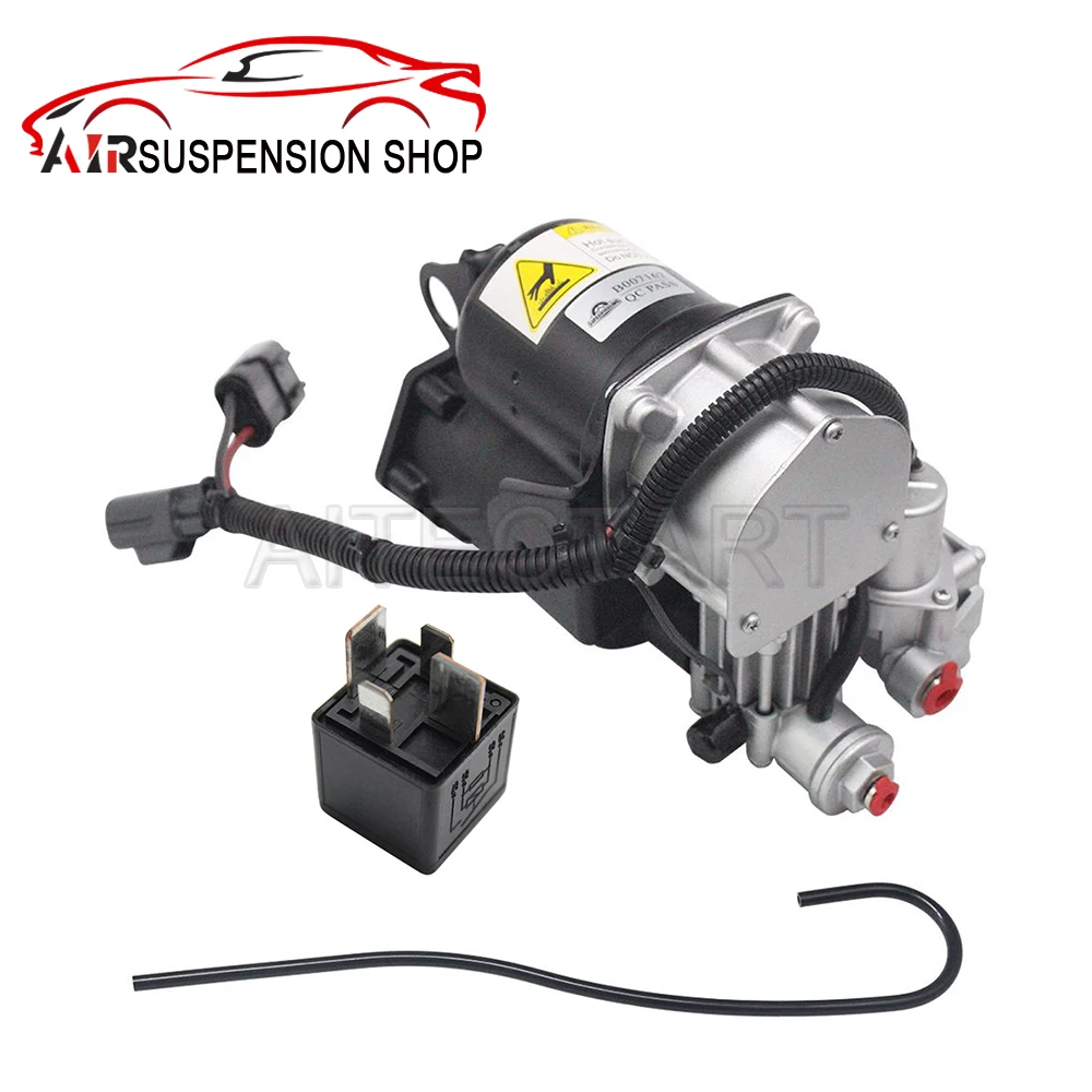

Hitachi Air Suspension Compressor Pump for Land Rover LR3 LR4 Range Rover Sport 2005-2013 with Relay & Air Pipe LR023964