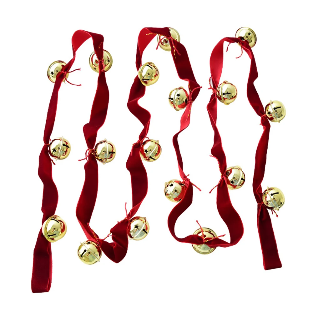 

Рождественский бархатный колокольчик из ленты: колокольчик для вашего рождественской елки, мини-подвеска с бантом в виде рождественской елки, украшения