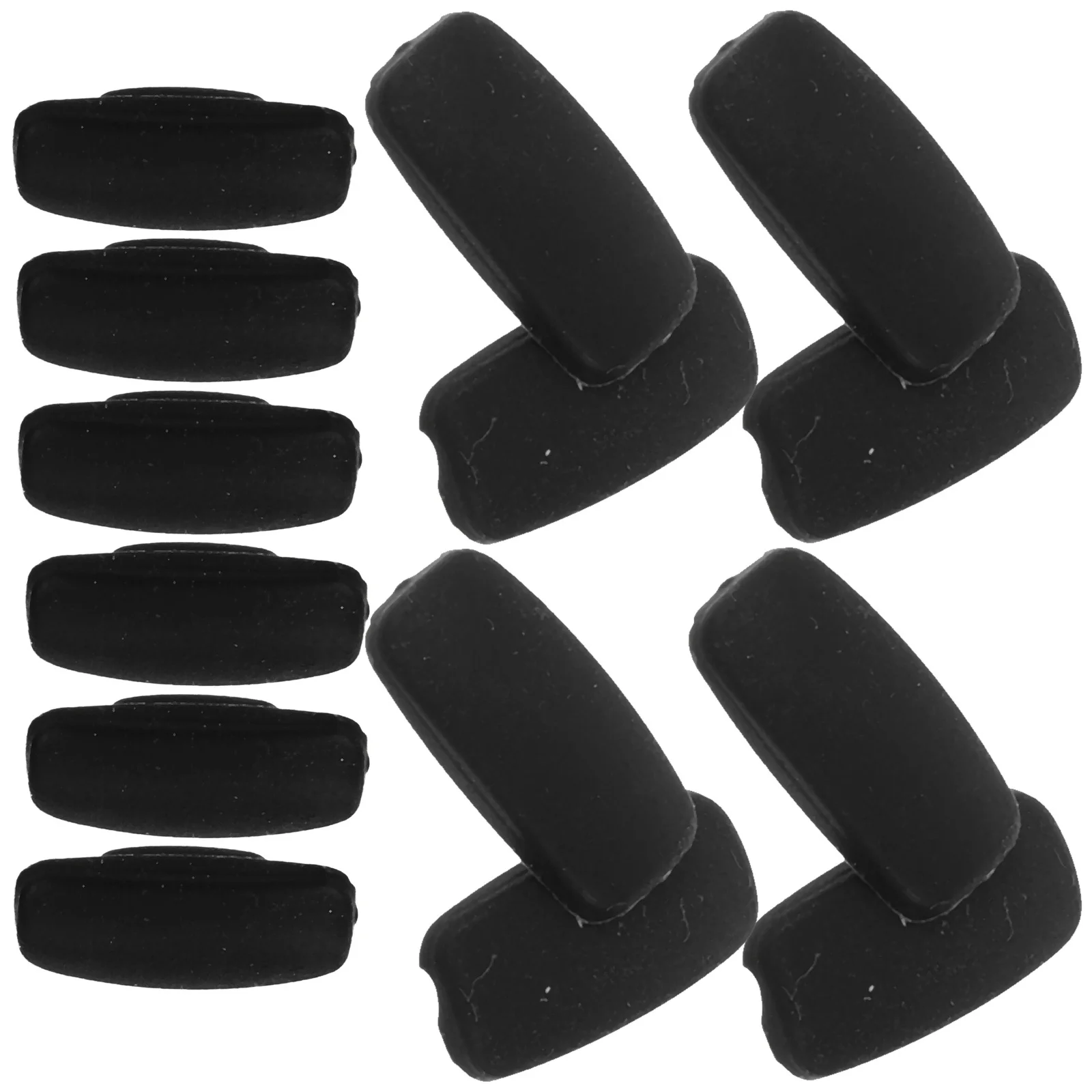 

10Pairs Eyeglass Nose Pads Soft Silicone Cushions Fit Most Frames No Slip-Resistant Sunglasses Support Nose Bridge