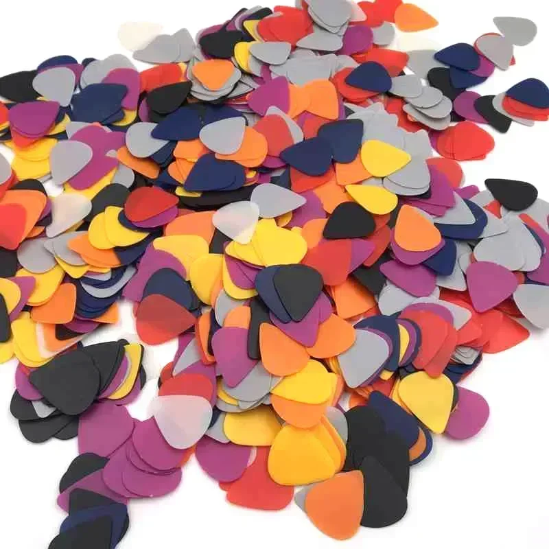 100PCS Guitar Picks Plectrum Celluloid Electric Smooth Guitar Pick Bass Acoustic Guitar Accessories Thickness 0.5mm/0.75mm/1.0mm