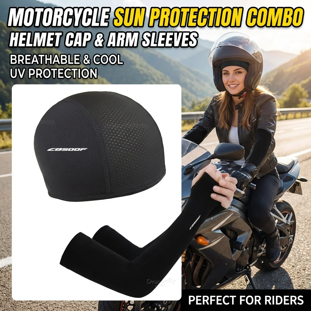 

For Honda CB500F CB 500F CB500 F Motorcycle Summer Sun Protection Cap Cycling Cap Sports Arm Cover Protection Sleeve Cycling