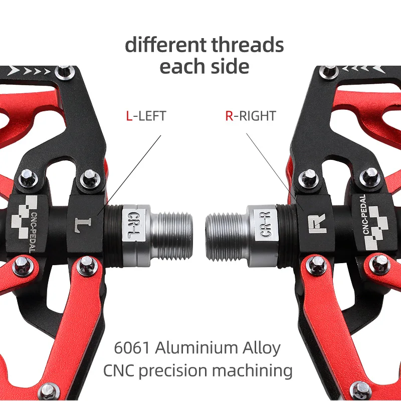 Pedały rowerowe ultralekki stop Aluminium antypoślizgowy CNC BMX MTB pedał rowerowy szosowy pedały rowerowe uszczelnione łożysko rowerowy
