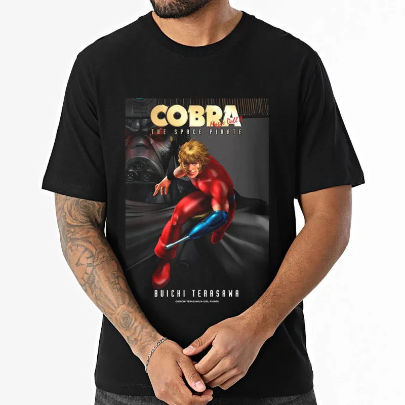

Magic Doll The Space Adventure Cobra Anime t shirt 100% cotton men's gift Tee Cool present Cartoon Sweatshirt All size Tops