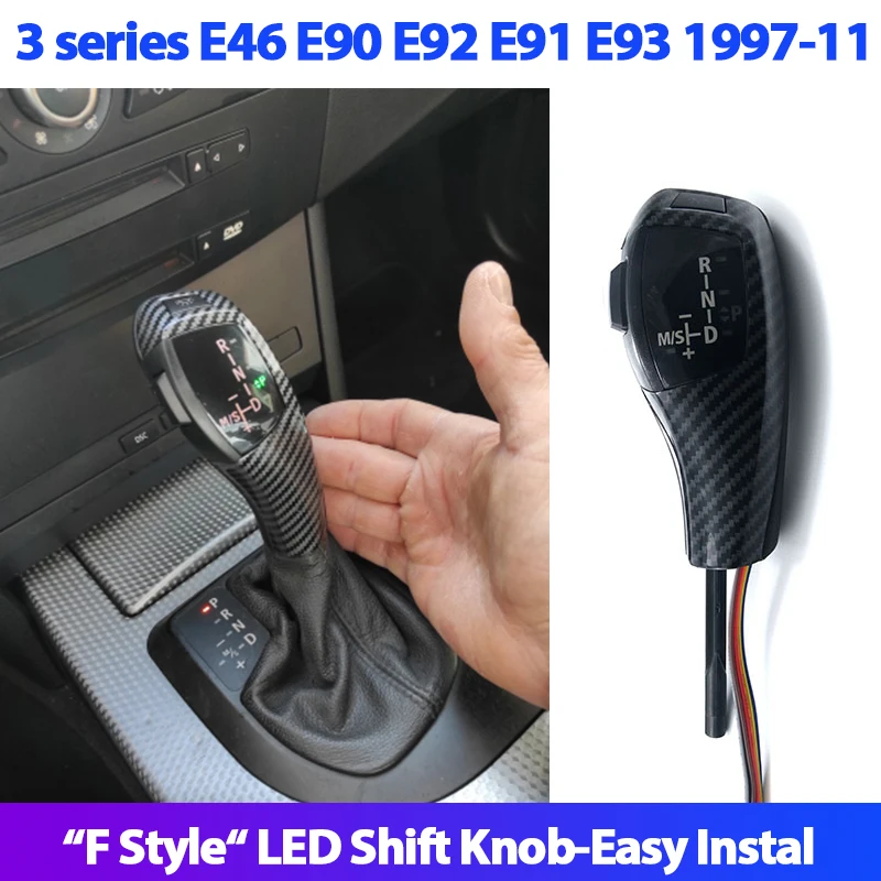 

LED Gear Shift Knob for BMW 3 series E46 316i 318i 320d 320i 323i 328i 330i 325xi 330d 1998-2005