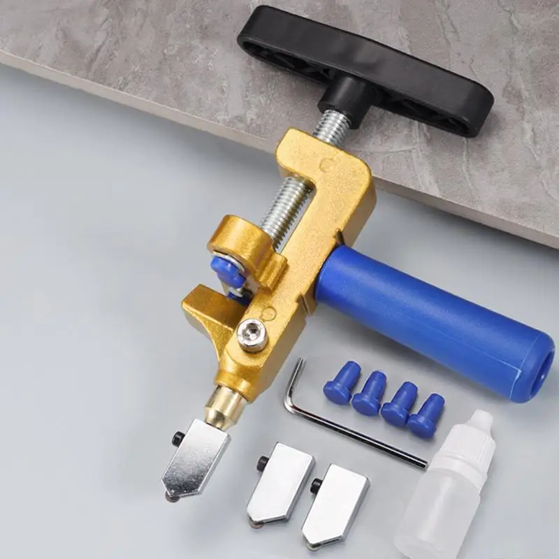 Керамический резак, разбиватель стеклянной плитки, нож, колесо, алмазный ролик, открывалка для резки, ручные инструменты, аксессуары с насадками