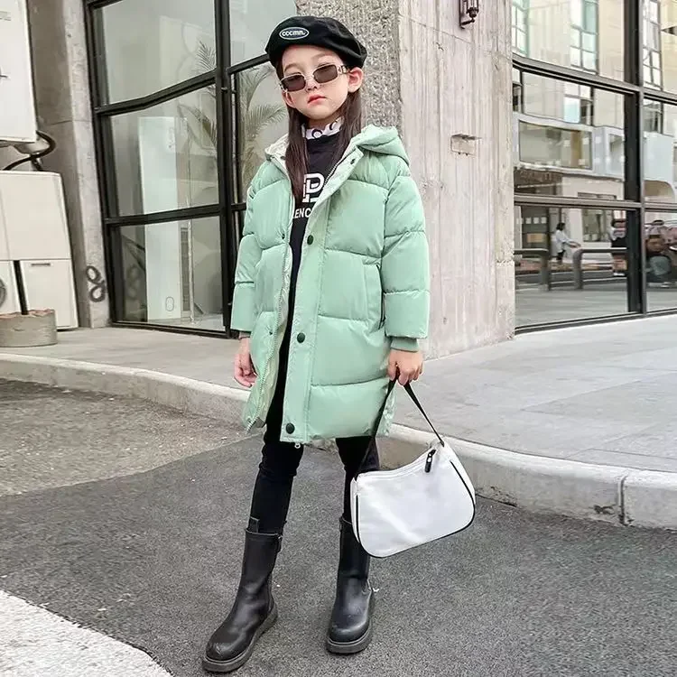 

Детская хлопковая одежда для мальчиков и девочек, зимнее теплое плотное пальто, корейская детская зимняя толстовка, куртка на хлопковой подкладке